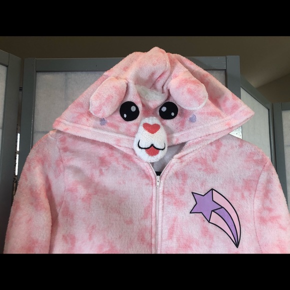 LaurDIY Llama onesie - pink and white, soft & cozy - Picture 3 of 6